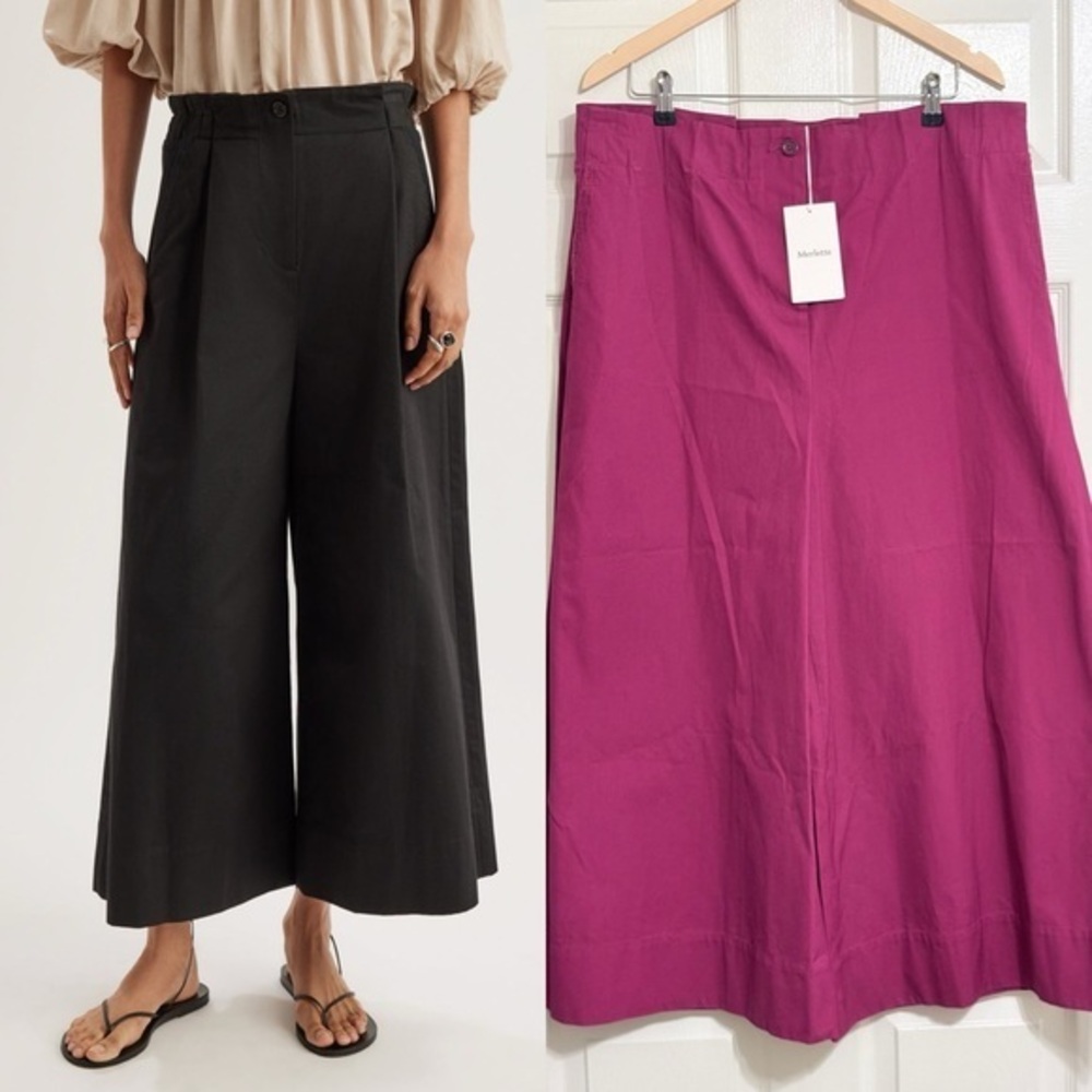 NWT Merlette Sargent Embroidered Pant Pink Fuchsia Size 12